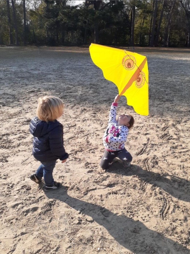  Our first flying